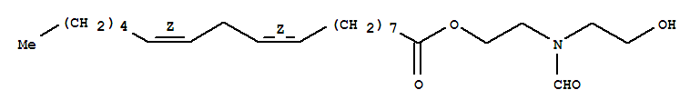 2-[FORMYL(2-HYDROXYETHYL)AMINO]ETHYL (9Z,12Z)-OCTADECA-9,12-DIENOATE