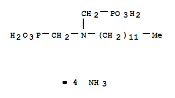 Phosphonic acid,[(dodecylimino)bis(methylene)]bis-, tetraammonium salt (9CI)