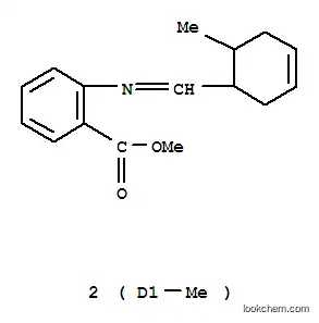 Molecular Structure of 94248-34-7 (methyl 2-[[(trimethyl-3-cyclohexen-1-yl)methylene]amino]benzoate)