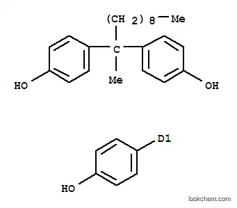 Molecular Structure of 94248-43-8 (4,4'-[(4-hydroxyphenyl)-1-methyldecylidene]bisphenol)