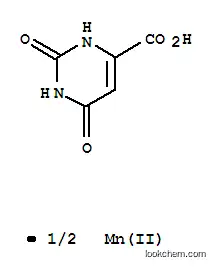 Molecular Structure of 94333-38-7 (manganese 1,2,3,6-tetrahydro-2,6-dioxopyrimidine-4-carboxylate (1:2))