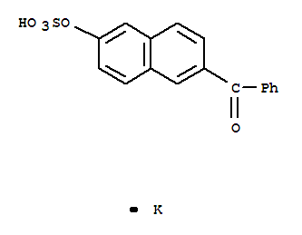 Methanone,phenyl[6-(sulfooxy)-2-naphthalenyl]-, potassium salt (1:1)