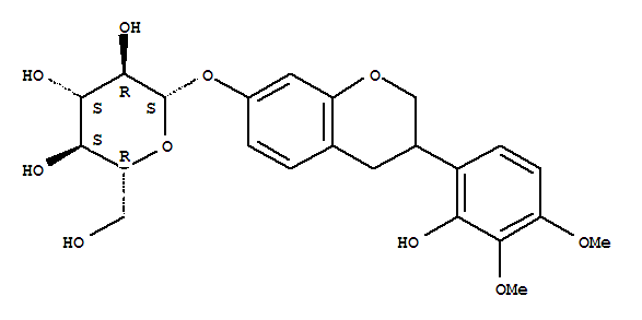 7,2'-Dihydroxy-3',4'-dimethoxyisoflavan-7-O-β-D-glucopyranoside