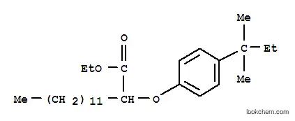 Molecular Structure of 94386-50-2 (ethyl 2-(p-tert-butylphenoxy)tetradecanoate)