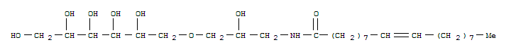 D-Glucitol,1-O-[2-hydroxy-3-[(1-oxo-9-octadecenyl)amino]propyl]-, (Z)- (9CI)