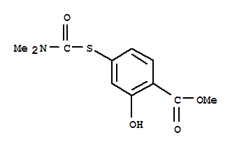 Benzoic acid,4-[[(dimethylamino)carbonyl]thio]-2-hydroxy-, methyl ester