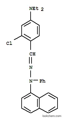 Molecular Structure of 94442-05-4 (2-chloro-4-(diethylamino)benzaldehyde 1-naphthylphenylhydrazone)