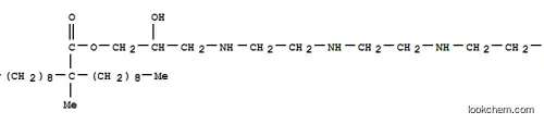 Molecular Structure of 94442-08-7 (3-[[2-[[2-[(2-aminoethyl)amino]ethyl]amino]ethyl]amino]-2-hydroxypropyl 2-methyl-2-nonylundecanoate)