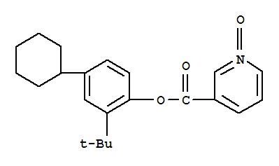 2-TERT-BUTYL-4-CYCLOHEXYLPHENYL NICOTINATE 1-OXIDE