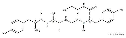 Tyrosyl-alanyl-glycyl-(4-azidomethylphenylalanyl)-glycine-OH