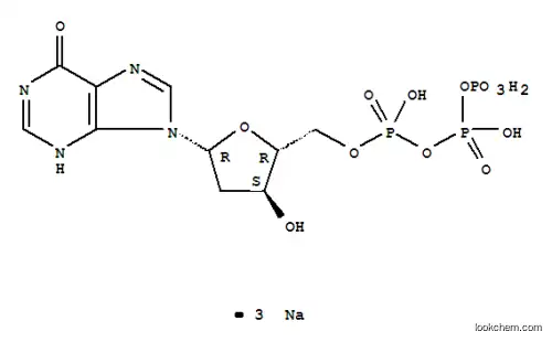 Molecular Structure of 95648-77-4 (2'-Deoxyinosine-5'-triphosphate trisodium salt)