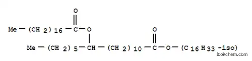 Molecular Structure of 97338-28-8 (isohexadecyl 12-[(1-oxooctadecyl)oxy]octadecanoate)