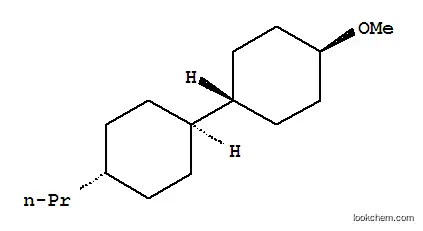 Molecular Structure of 97398-80-6 (trans,trans-4-Methoxy-4'-n-propyl-1,1'-bicyclohexyl)