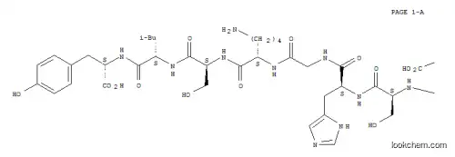 Molecular Structure of 97642-75-6 (parathyroid hormone (43-68), 68-Tyr-)