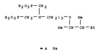 Phosphonic acid,[[[3-(1,2-dimethylbutoxy)propyl]imino]bis(methylene)]bis-, sodium salt (9CI)