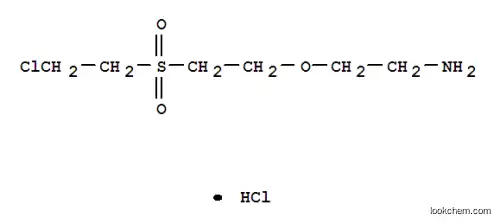 Molecular Structure of 98231-71-1 (2-[2-(2-Chloroethl)sulfonyl]ethoxyethanamine hydrochloride)