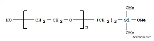 Molecular Structure of 98358-37-3 (a-[3-(Trimethoxysilyl)propyl]-w-hydroxypoly(oxy-1,2-ethanediyl))