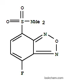 Molecular Structure of 98358-90-8 (4-(N,N-DIMETHYLAMINOSULFONYL)-7-FLUORO-2,1,3-BENZOXADIAZOLE)