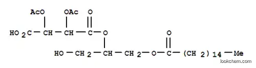 Molecular Structure of 99769-58-1 ([1-(hydroxymethyl)-2-[(1-oxohexadecyl)oxy]ethyl] hydrogen 2,3-diacetoxysuccinate)