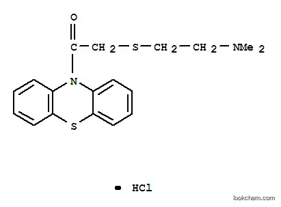 Molecular Structure of 3278-55-5 (2-{[2-(dimethylamino)ethyl]sulfanyl}-1-(10H-phenothiazin-10-yl)ethanone)