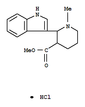3-Piperidinecarboxylicacid, 2-(1H-indol-3-yl)-1-methyl-, methyl ester, hydrochloride (1:1) cas  3284-33-1
