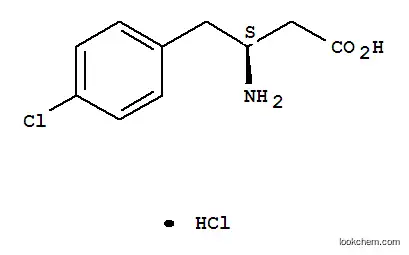 Molecular Structure of 331763-58-7 ((S)-3-Amino-4-(4-Chlorophenyl)butyric Acid Hydrochloride)