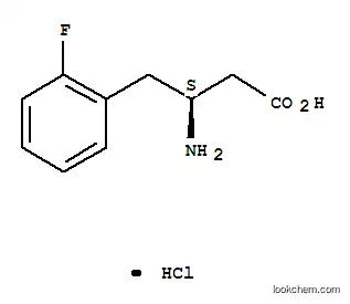 Molecular Structure of 331763-61-2 ((S)-3-Amino-4-(2-Fluorophenyl)butyric Acid Hydrochloride)