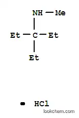 Molecular Structure of 33326-84-0 (3-ethyl-N-methylpentan-3-amine hydrochloride (1:1))