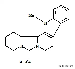 Molecular Structure of 34374-11-3 (2H,6H-Pyrido[1'',2'':3',4']imidazo[1',5':1,2]pyrido[3,4-b]indole,1,3,4,8,9,14,14b,14c-octahydro-14-methyl-6-propyl-)