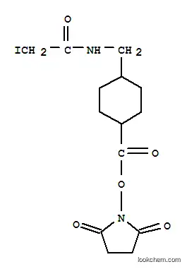 Molecular Structure of 343803-27-0 (4-(iodoacetamidomethyl)cyclohexanecarboxylic Acid-NHS)
