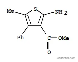 Molecular Structure of 350988-88-4 (2-AMINO-5-METHYL-4-PHENYL-THIOPHENE-3-CARBOXYLIC ACID METHYL ESTER)