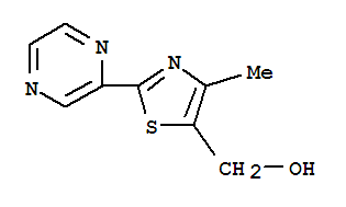 4-methyl-2-(2-pyrazinyl)-5-Thiazolemethanol