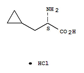 Cyclopropanepropanoic acid, a-amino-,hydrochloride (1:1), (aS)-
