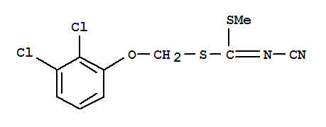 [(2,3-Dichlorophenoxy)methyl] methylcyanocarbonimidodithioate