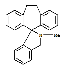 Spiro[5H-dibenzo[a,d]cycloheptene-5,1'-[1H]isoindole],2',3',10,11-tetrahydro-2'-methyl-