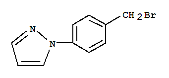 1-(4-(Bromomethyl)phenyl)-1H-pyrazole cas no. 368869-85-6 96%