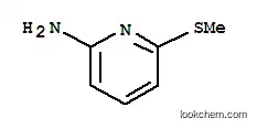Molecular Structure of 38240-18-5 (2-Pyridinamine,6-(methylthio)-)