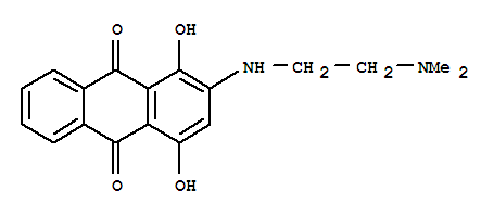 9,10-Anthracenedione,2-[[2-(dimethylamino)ethyl]amino]-1,4-dihydroxy- cas  4009-62-5
