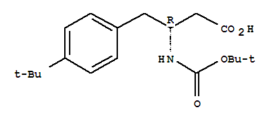 Benzenebutanoicacid, b-[[(1,1-dimethylethoxy)carbonyl]amino]-4-(1,1-dimethylethyl)-, (bR)-