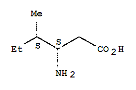 Hexanoic acid, 3-amino-4-methyl-, (3S,4S)-