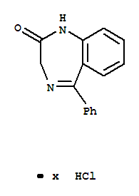 2H-1,4-Benzodiazepin-2-one,1,3-dihydro-5-phenyl-, hydrochloride (1:?)