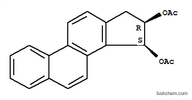 Molecular Structure of 42122-92-9 ((15beta,16beta)-gona-1(10),2,4,6,8,11,13-heptaene-15,16-diyl diacetate)