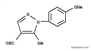 Molecular Structure of 423768-44-9 (1-(4-METHOXYPHENYL)-5-METHYL-1H-PYRAZOLE-4-CARBALDEHYDE)