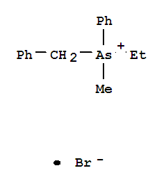 Arsonium,ethylmethylphenyl(phenylmethyl)-, bromide (1:1)