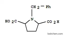 Molecular Structure of 433933-93-8 (2,5-Pyrrolidinedicarboxylic acid, 1-(phenylMethyl)-)