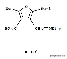 Molecular Structure of 435341-96-1 (4-DIETHYLAMINOMETHYL-5-ISOBUTYL-2-METHYL-FURAN-3-CARBOXYLIC ACID)