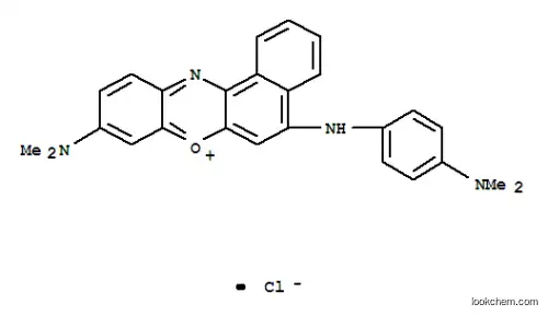 Molecular Structure of 4517-26-4 (N5-(4-dimethylaminophenyl)-N9,N9-dimethyl-benzo[a]phenoxazin-7-ium-5,9-diamine chloride)