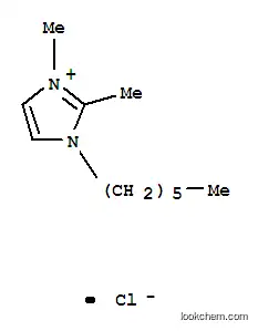 Molecular Structure of 455270-59-4 (1-Hexyl-2,3-dimethylimidazolium chloride)