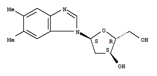 1H-Benzimidazole,1-(2-deoxy-a-D-erythro-pentofuranosyl)-5,6-dimethyl- cas  4600-71-9