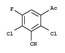 3-Acetyl-2,6-dichloro-5-fluorobenzonitrile